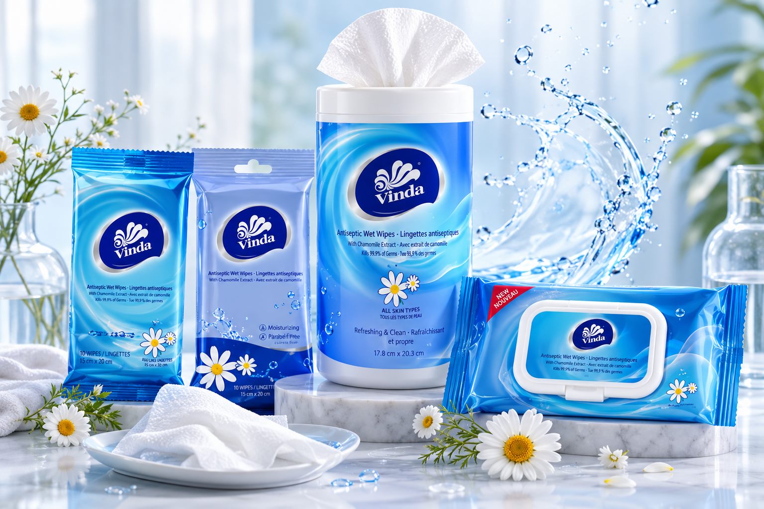 Vinda antiseptic wipes